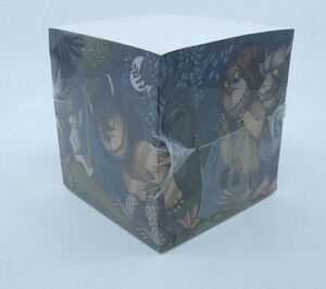 Where The Wild Things Are NoteCube Memo Pad Maurice Sendak Office Desk NOS